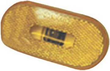 Fasteners Unlimited 89-121A Amber Replacement Lens for Oval Clearance Light