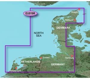 Garmin Bluechart G2 HXEU019R - Alborg to Amsterdam - Micro SD & SD