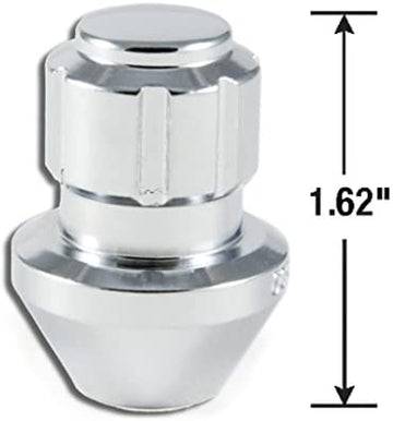 Gorilla Automotive 96641DX Chrome Factory Style Wheel Lock Set (14mm x 1.50 Thread Size, 4-Pack)
