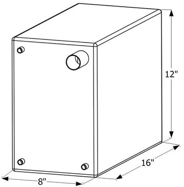 ICON 12474 Fresh Water Tank with 3/8