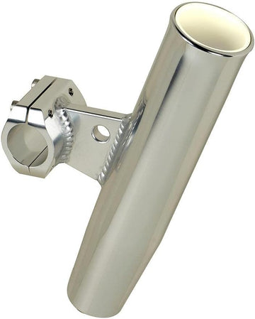 CE Smith Aluminum Clamp-On Rod Holder Horizontal Clamp fits 1.315" Measured OD, Silver