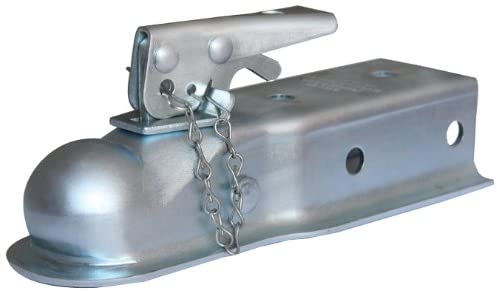 Husky 87074 2" Ball 2.5" Width 3,500 lbs. Straight Coupler with Chain