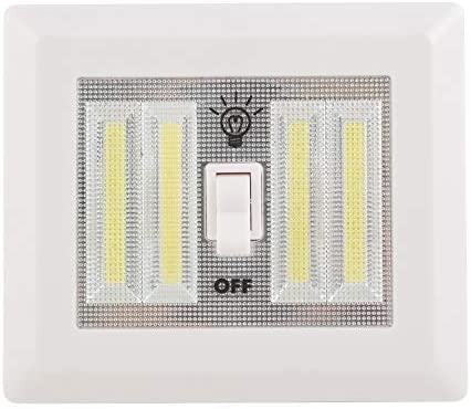 GlowMax G-400LS-DB12 400 LS Cob Light Switch (2 Pack), White, 2 Piece