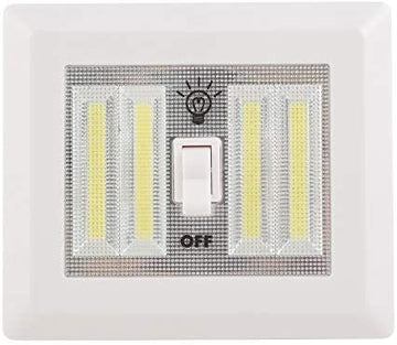 GlowMax G-400LS-DB12 400 LS Cob Light Switch (2 Pack), White, 2 Piece