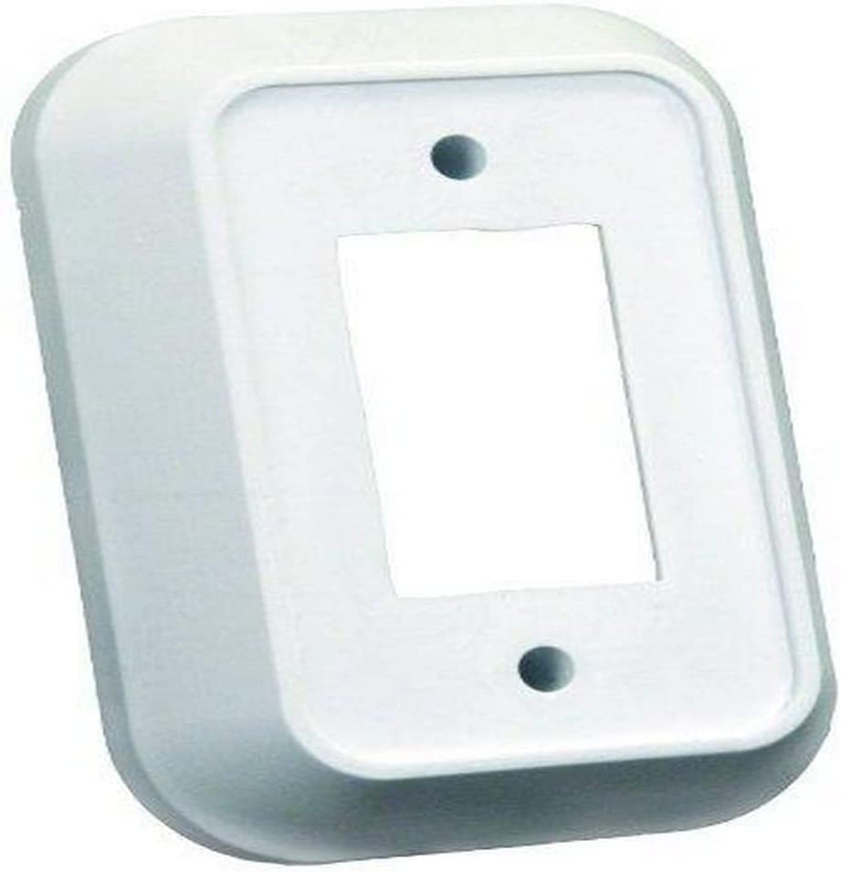 JR Products 13485 White Single Switch Wall Spacer