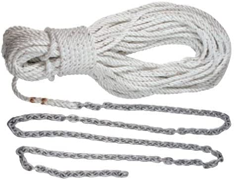 Lewmar 69000332: Rode - 10'1/4" G4 150'1/2" Rope W-5/16