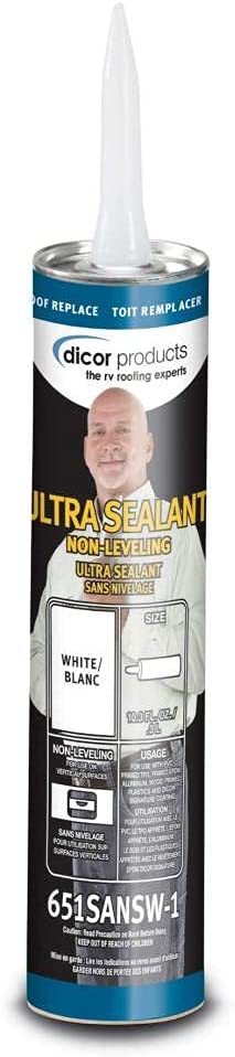 Dicor 651SANSW-1 Non-Leveling Ultra Sealant - 10.3 oz., White
