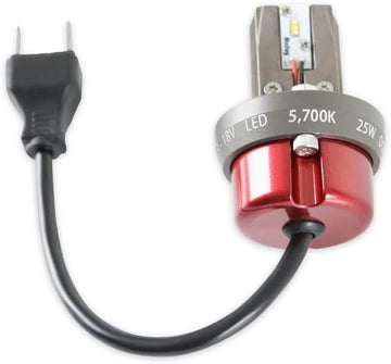 Holley Retrobright LFRB06 LED Forward Facing Light Bulb - High Beam Only - Replacement Cartridge - Modern White (5700K)