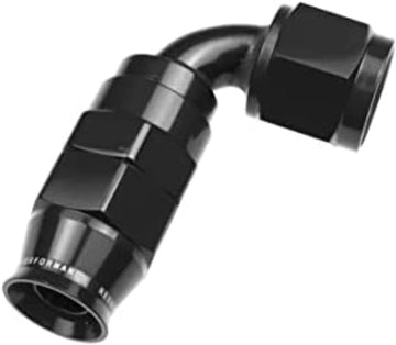 Redhorse Performance 1290-06-2 06 an 90 Degree PTFE Reusable Hose End - Black