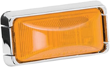 Wesbar Clearance Lens #37 with Chrome Base with Wire Amber