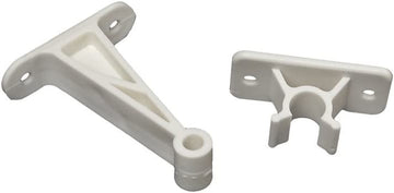 RV Designer Collection E241 White 3" Plastic Clip Entry Door Holder 3 Inch White