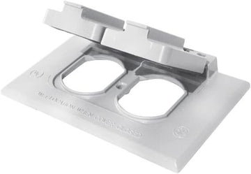 Diamond Group 52499 WHITE White Standard Weather Proof Cover Receptacle Quantity 1