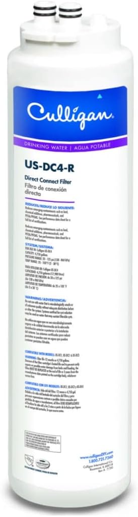 Culligan International 4008178 Direct Connect Filter Under Sink Water Filter Replacement Cartridge