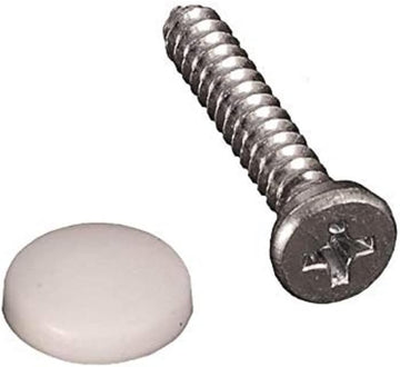 RV Designer Collection H618 White Dashboard Screw Caps and Screws