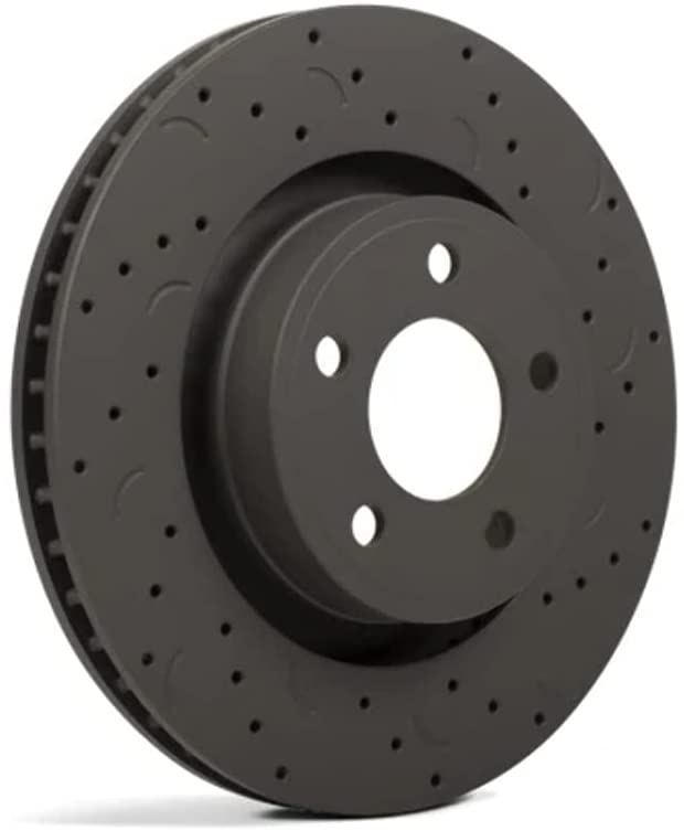 Hawk Performance Brakes HTC5344 Talon Cross-Drilled and Slotted Vented Rotor, 10.3 in. Diameter, 1.85 in. Height