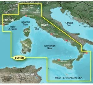 Garmin Bluechart G2 HXEU012R - Italy West Coast - Micro SD & SD