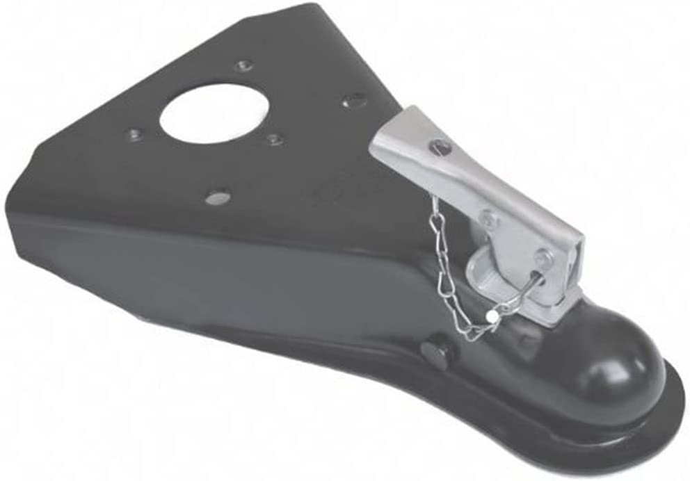 Husky 87077 2" A-Frame Straight Coupler with Chain,Black