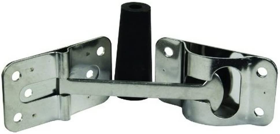 JR Products 10615 Stainless Steel T-Style Door Holder Quantity 1