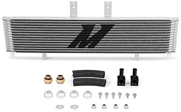 Mishimoto MMTC-DMAX-06SL Transmission Cooler Compatible With Chevrolet/GMC Duramax 6.6 LBZ/LMM 2006-2010 Silver