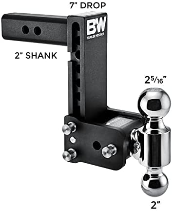 B&W TS10040B Tow and Stow Magnum Receiver Hitch Ball Mount