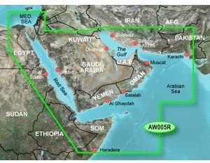 Garmin Bluechart G2 - HXAW005R - The Gulf & Red Sea - MicroSD & SD
