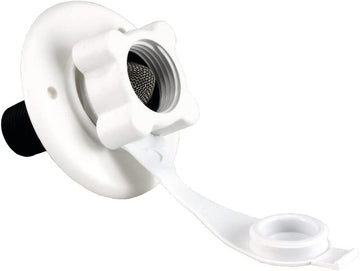 Thetford 94216 City Water Flange Fill, Polar White