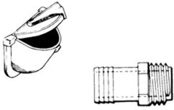Water Fill Spout Pol Whit