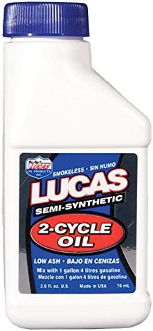 LUCAS OIL Semi-Synthetic 2-Cycle Oil 2.6 Fluidounces