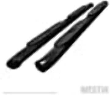 Westin 21-22675 Pro Traxx 4 Oval Nerf Step Bars fits 2005-2023 Tacoma Access Cab Black 1 Pair