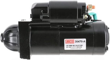 ARCO 30470-A Inboard Starter for Mercruiser, Volvo Penta, OMC, Marine Power, and Others - 9 Tooth Fly Wheel