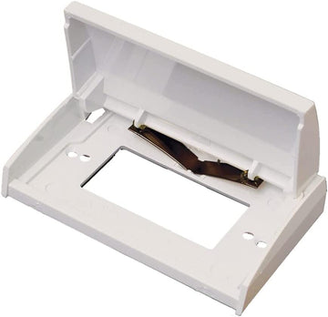 RV Designer Collection E465 Weatherproof Duplex Outlet White