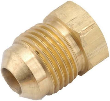 Anderson Metals 754039-04 1/4" Brass Flare Plug