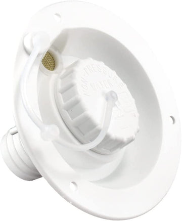 Thetford|B&B Molders RV Replacement Parts and Accessories Camper Gravity Water Inlet Fill Dish Polar White PN 94247