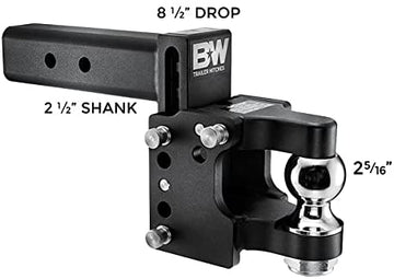 B and W Hitch Tow and Stow with Pintle Drop Down - 2.5