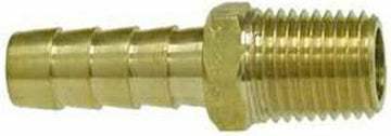 Moeller Brass Fuel Line Hose Barb (Male 1/4" NPT X 5/16" Barb)