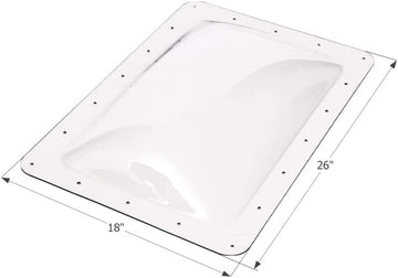 ICON ‎01819 RV Skylight - SL1422W - White