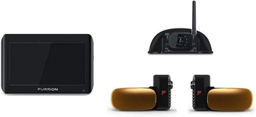 Furrion Vision S 3-Camera Wireless RV Backup System with 7-Inch Monitor, 1 Rear Sharkfin, 2 Side Running Light Cameras, Infrared Night Vision, Wide-Angle View, Hi-Res, IP65 Waterproof - FOS07TAEN 7" + 3 Cameras Monitor