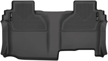 Husky Liners - X-ACT Contour | 2019-2023 Chevy/GMC Silverado/Sierra 1500, 2500HD, 3500HD Double Cab, 2nd Seat Floor Liner, Black-1 pc. | 53641