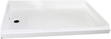 Shower PAN 24 X 36 White - Left Hand Drain