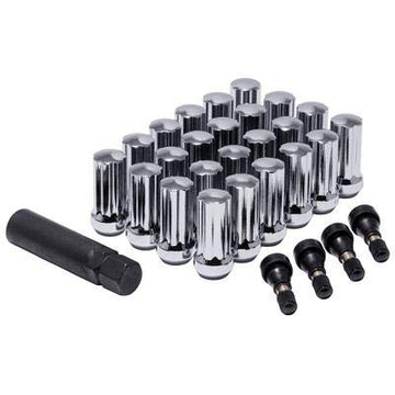Pro Comp Wheels 16104 Lug Nut Kit 14 x 2 HT Spline 6 Lugs w/Val Stem Lug Nut Kit