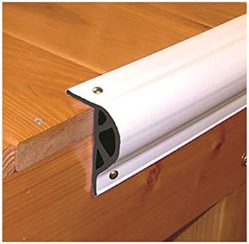 Taylor 413889 Dock Pro Commercial P Shaped Dock Edging - Lg Wht 10-Feet Str