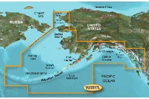 Garmin BlueChart g2 Vision Alaska South Saltwater Map microSD Card