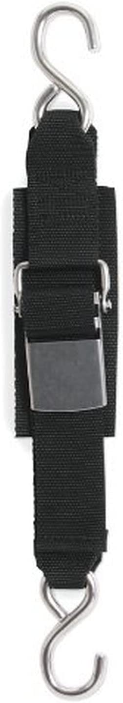 BoatBuckle Stainless Steel Kwik-Lok Transom Tie-Down, 2-Inch x 2-Feet