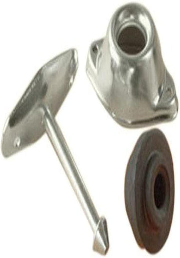 RV Designer Collection E251 3" Metal Plunger Entry Door Holder Straight 3 Inch