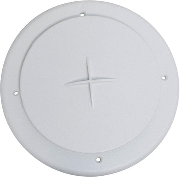 Valterra A10-3354VP Rotating/Dampered Heating and A/C Register - 4" ID x 7" OD, White