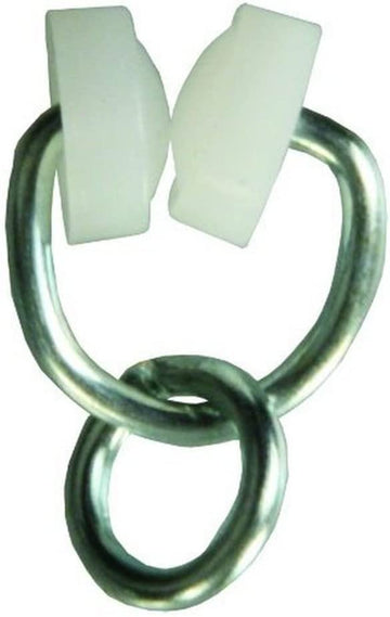 JR Products 81165 Type B Wheeled Curtain Carrier with Ring, (Pack of 14)