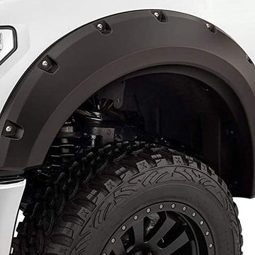 Bushwacker 10045-02 Jeep Pocket Style Fender Flare - Front Pair