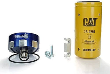 Sinister Diesel CAT Filter Adapter for 2001-2016 GMC Duramax & CHEVY - 2 Micron CAT Fuel Filter