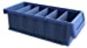 Small Parts Shelf Bin 5X3.5X11 Incl. 5 Dividers