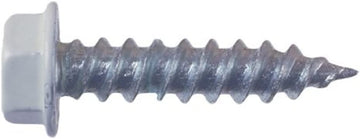 AP Products 012-TR50 W 8 X 1 1/2 White Hex Washer Head Screw - Pack of 50 8 x 1-1/2"